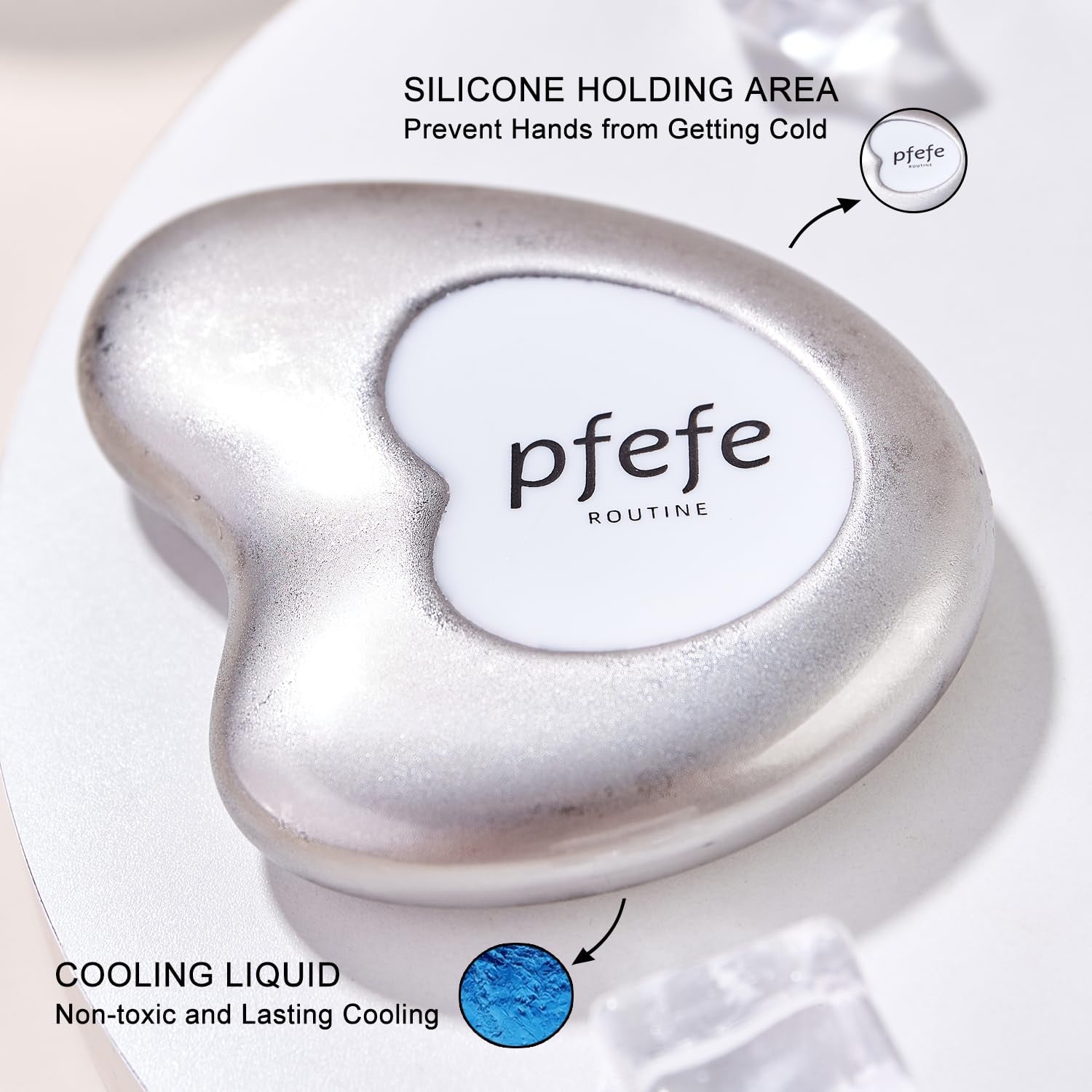 Stainless Steel Cryo Gua Sha Facial Beauty Tool | For Body SPA Face Neck Eye